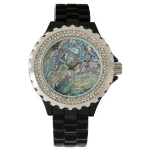 Queen paua shell watch