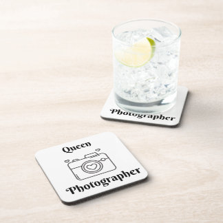 Queen Photographer on a Coaster