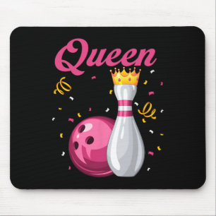 Queen Pin Bowler Bowling Lover Bowling Queens Mouse Pad