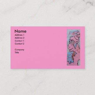 QUEEN PINK BUSINESS CARD