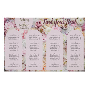 Queen Pink Floral Arch Summer Find Your seat Poster