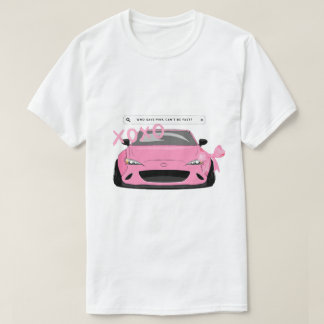 Queen Pink Sports Car T-Shirt
