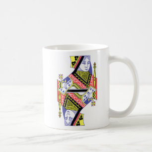 Queen Playing Cards Deck of Cards Coffee Mug