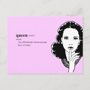 QUEEN POSTCARD