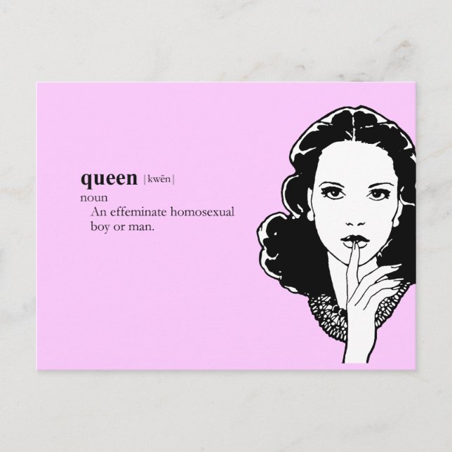 QUEEN POSTCARD (Front)