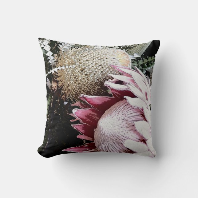 Queen Protea Cushion (Front)