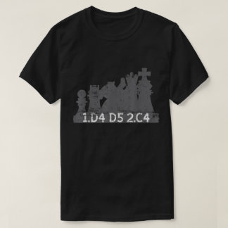 Queen’s Gambit Chess Opening Design T-Shirt