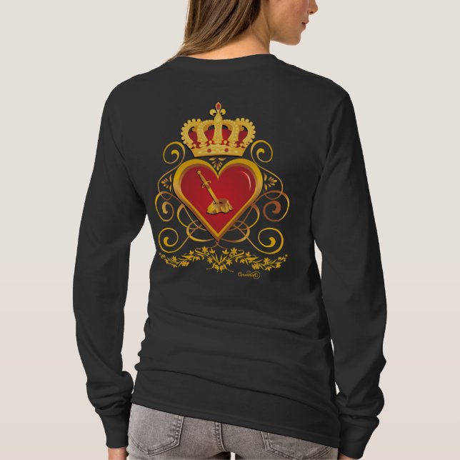 Queen’s Heart Crest T-Shirt (Back)