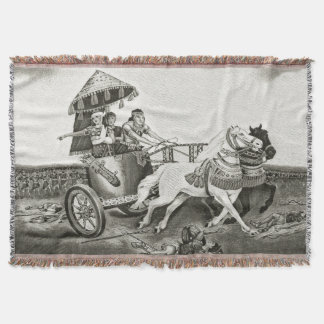 Queen Shamiram Throw Blanket