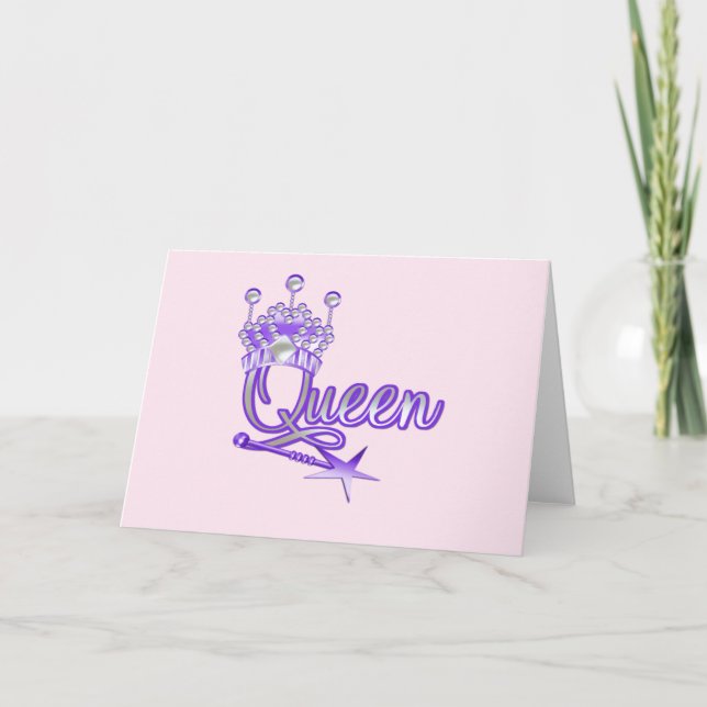 Queen T-shirts and Gifts Card (Front)