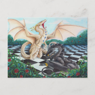 Queen Takes King post card