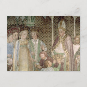 Queen Theodolinda and Pope Gregory the Great Postcard