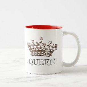 "Queen" Tiara Mug