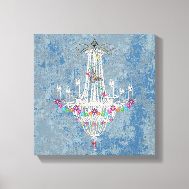 Queen Vibes CHANGE COLOR - Wrapped Canvas (Front)
