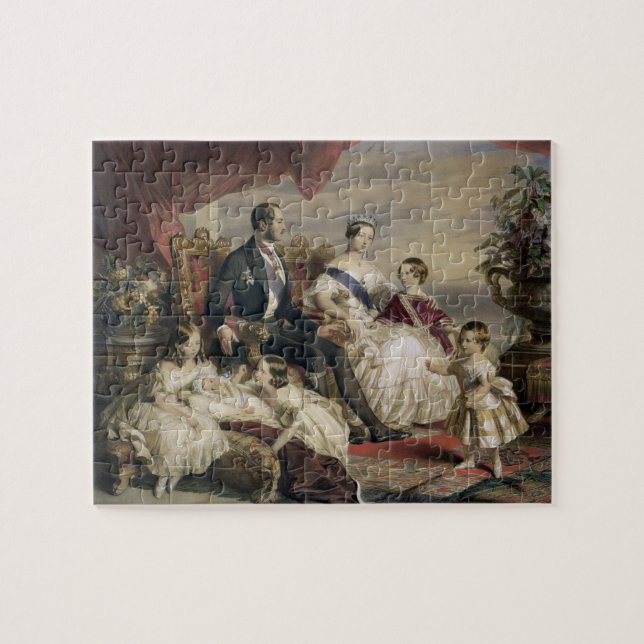 Queen Victoria (1819-1901) and Prince Albert (1819 Jigsaw Puzzle (Horizontal)