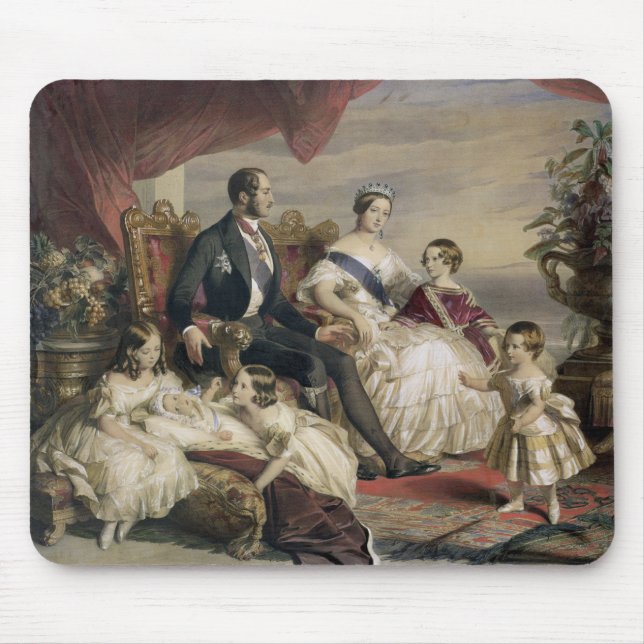 Queen Victoria (1819-1901) and Prince Albert (1819 Mouse Pad (Front)