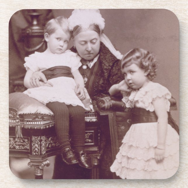Queen Victoria (1819-1901) with her grandchildren, Coaster (Front)