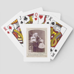 Queen Victoria (1819-1901) with her grandchildren, Playing Cards