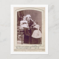 Queen Victoria (1819-1901) with her grandchildren,