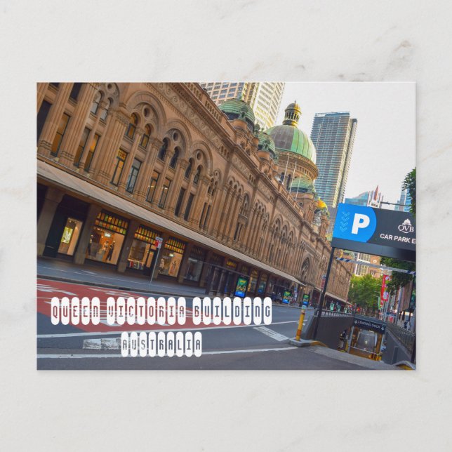 Queen Victoria Building Postcard (Front)
