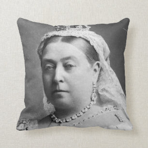 Queen Victoria by Alexander Bassano Cushion