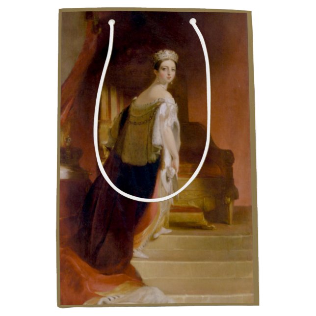 Queen Victoria (by Thomas Sully) Medium Gift Bag (Front)