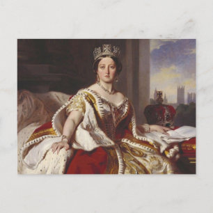 Queen Victoria: Coronation Postcard