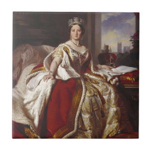 Queen Victoria: Coronation Tile
