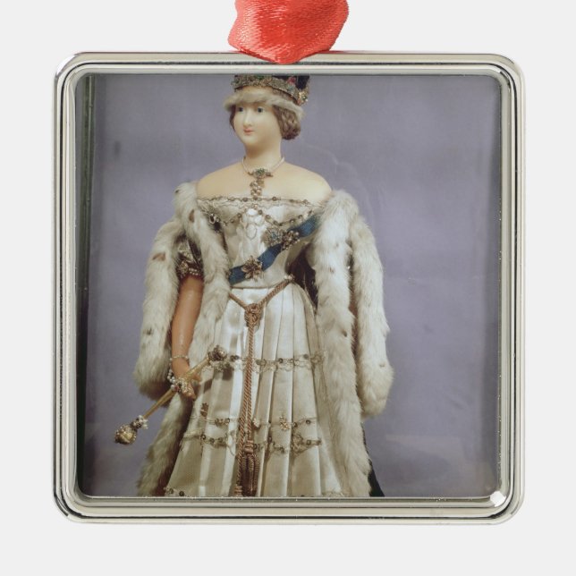 Queen Victoria  doll Metal Tree Decoration (Front)