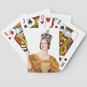 Queen Victoria - historical illustrations Playing Cards