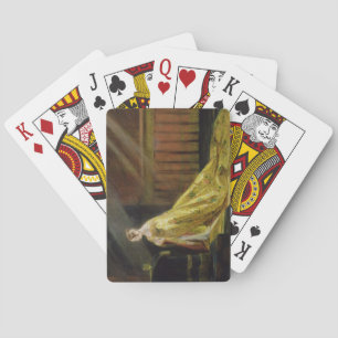 Queen Victoria in Her Coronation Robe, 1838 (oil o Playing Cards
