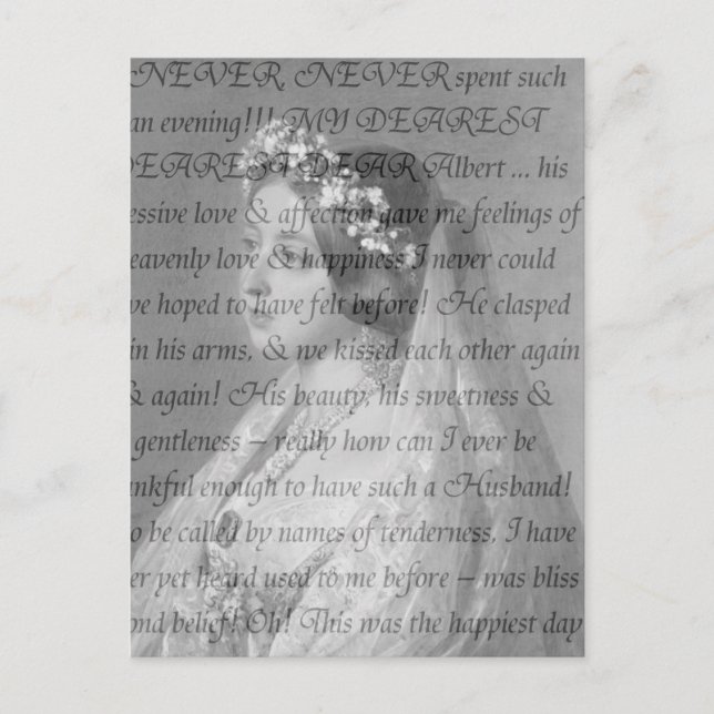Queen Victoria Quote Postcard (Front)