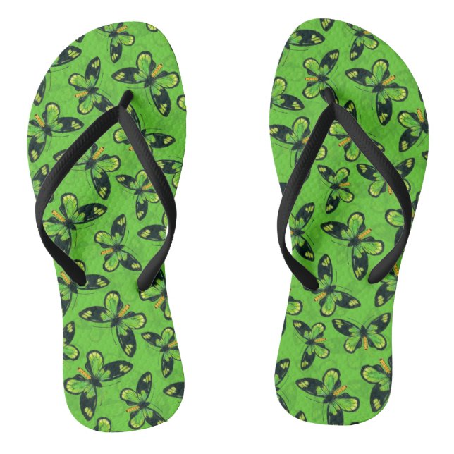 Queen Victoria' s birdwing butterfly Jandals (Footbed)