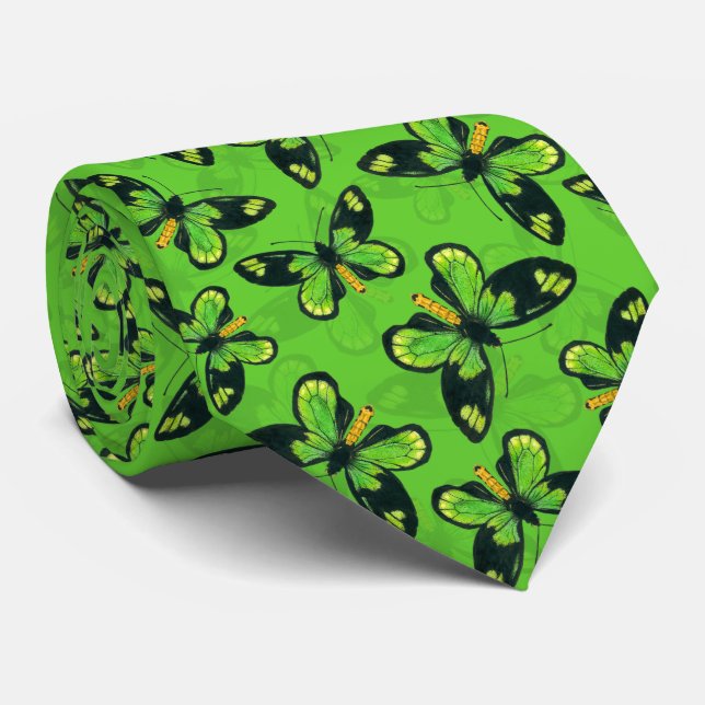 Queen Victoria' s birdwing butterfly Tie (Rolled)