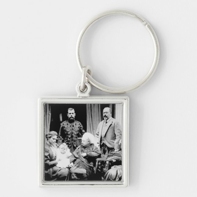 Queen Victoria, Tsar Nicholas II Key Ring (Front)