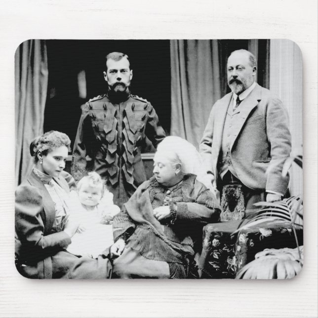 Queen Victoria, Tsar Nicholas II Mouse Pad (Front)