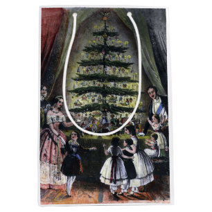 Queen Victoria's Christmas Tree Medium Gift Bag