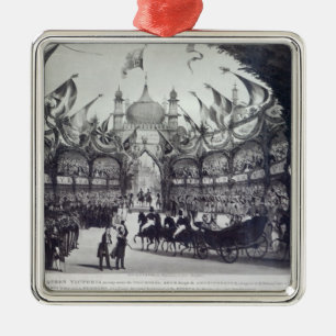 Queen Victoria's first visit to Brighton Metal Tree Decoration