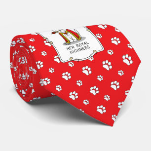 Queen Westie Dog West Highland White Terrier Tie