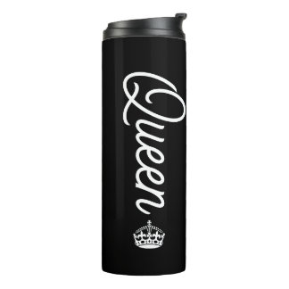 Queen With Crown Thermal Tumbler