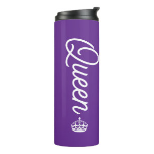 Queen With Crown Thermal Tumbler