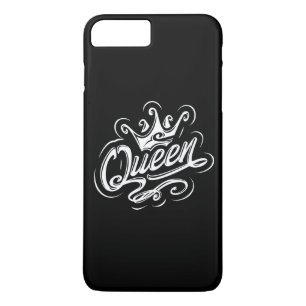 Queen With Crown, Typography Design Case-Mate iPhone Case