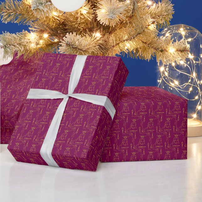 Queen Wrapping Paper (Holidays)