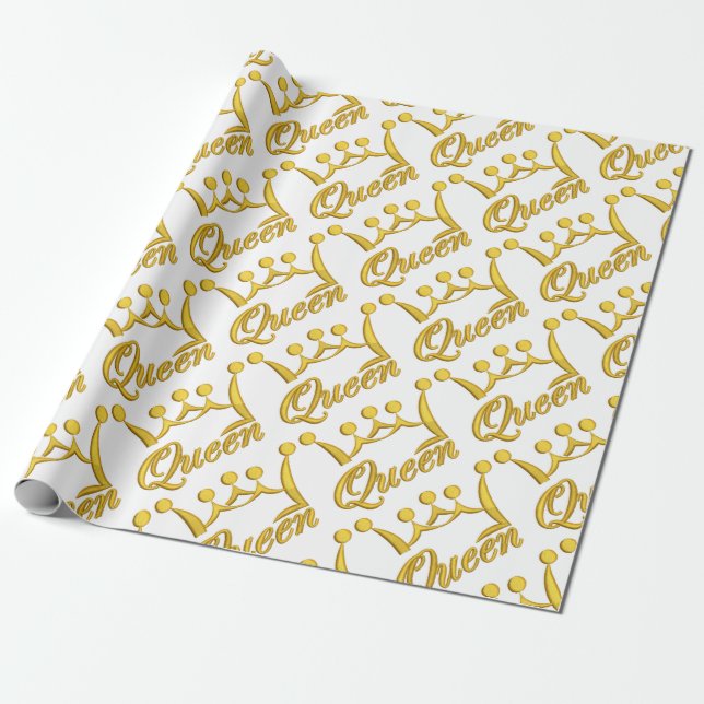 queen wrapping paper (Unrolled)