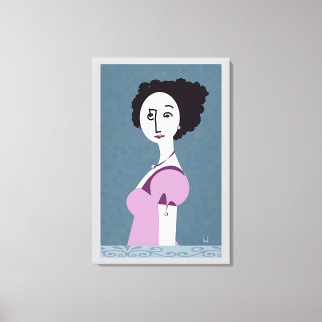 Queenie Canvas Print (Front)