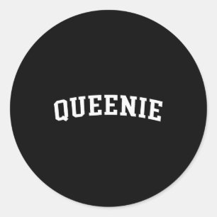 Queenie classic round sticker