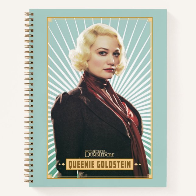 Queenie Goldstein Character Graphic Notebook (Front)