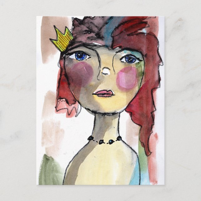 Queenie Postcard (Front)