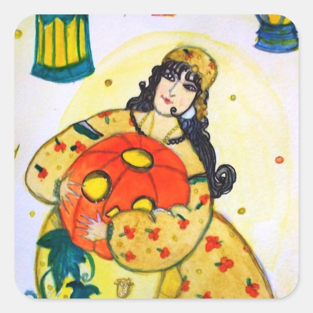 Queenie's Halloween Stickers (Front)