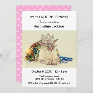 Queen's Birthday - Birthday Invitation